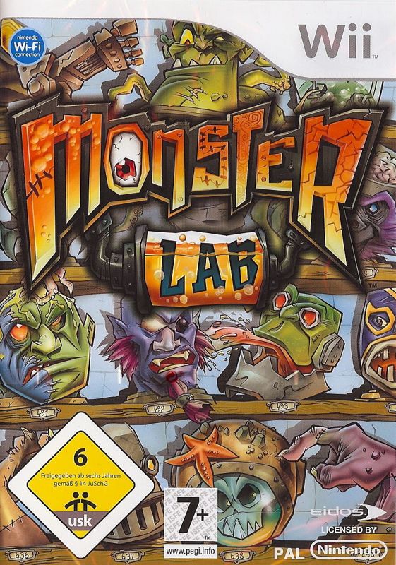 Monster Lab box art for Wii